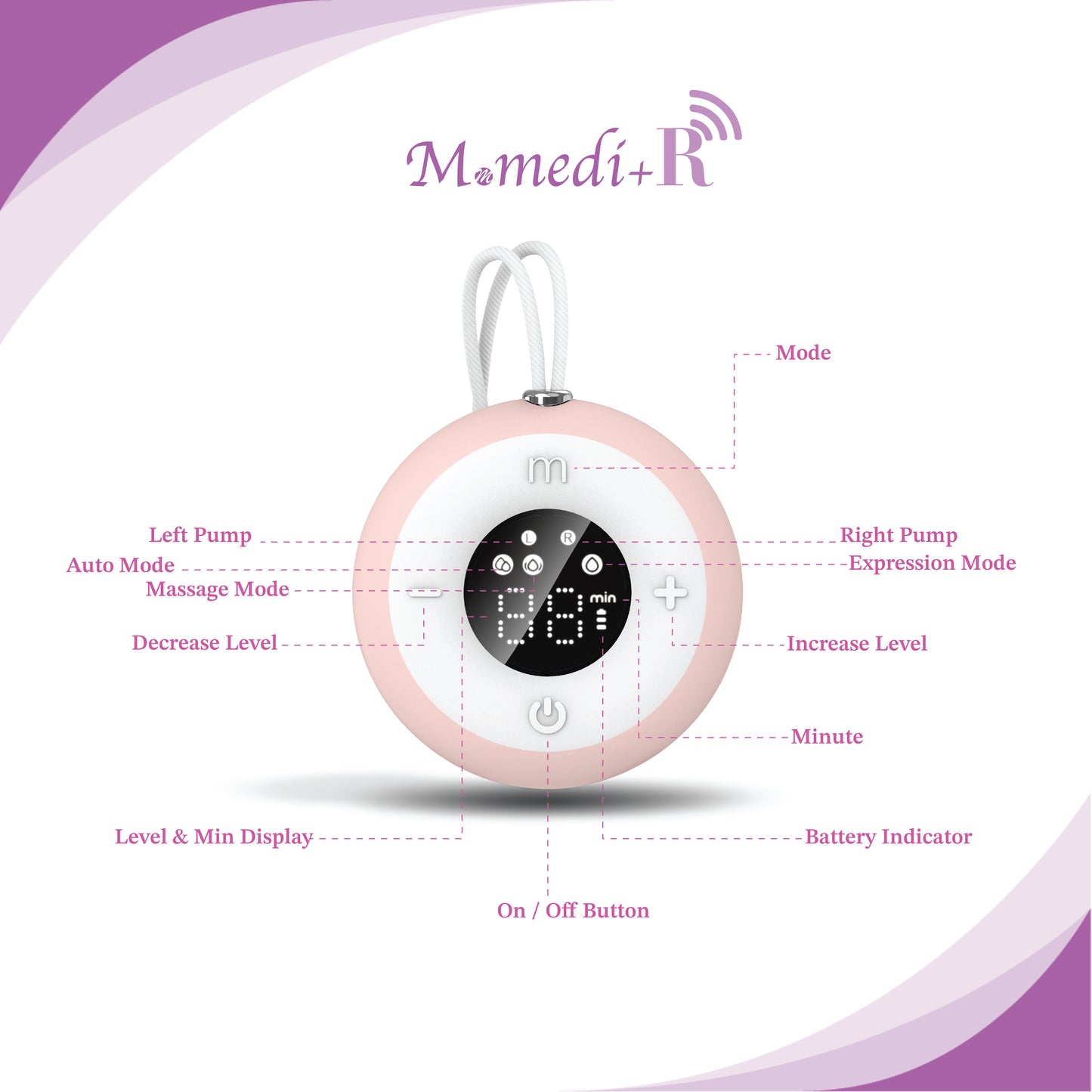 M.medi+ R Wearable Breast Pump