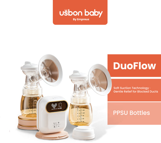 usbonbaby DuoFlow Double Tubing Breast Pump 24mm