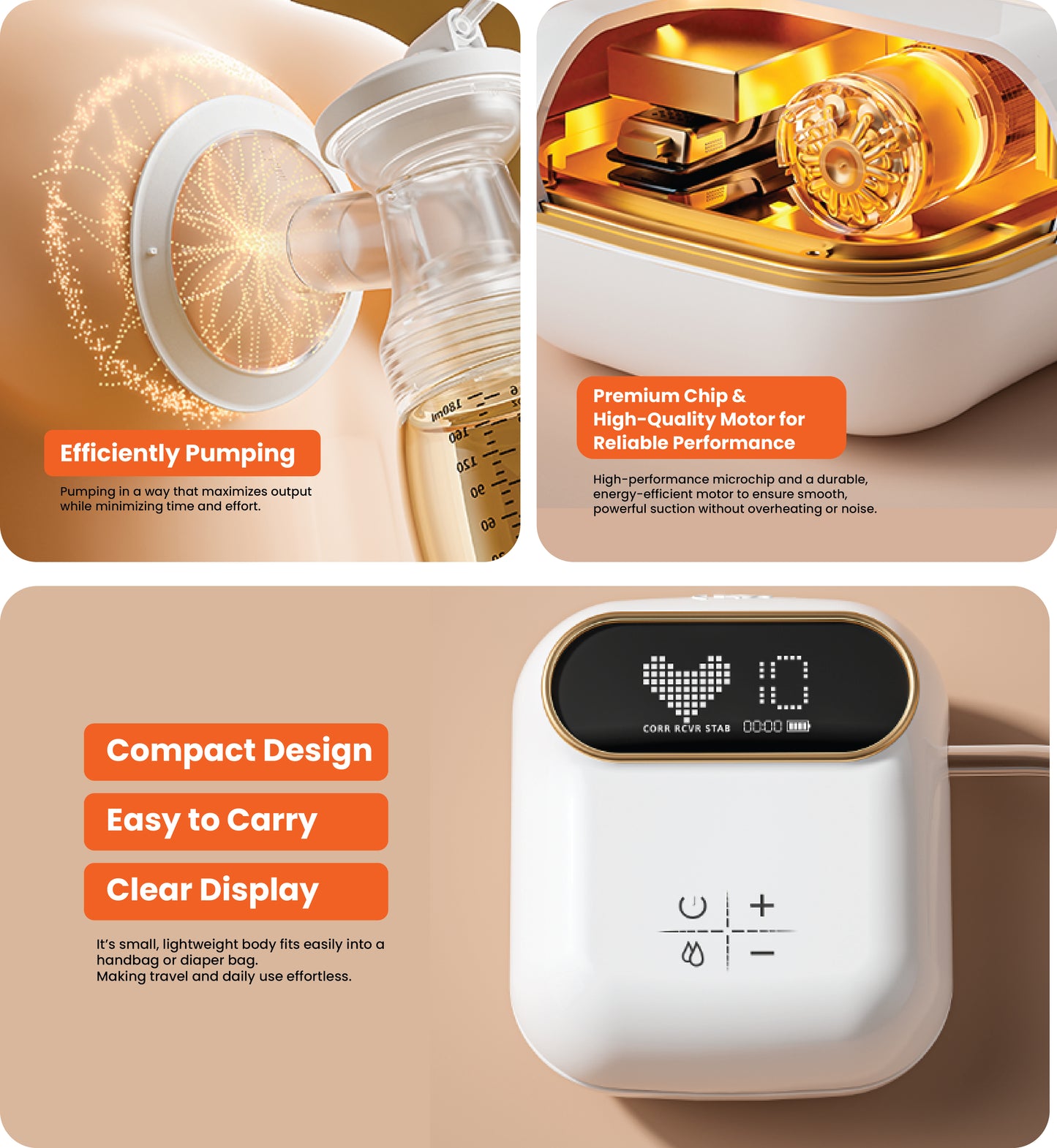 usbonbaby DuoFlow Double Tubing Breast Pump 24mm